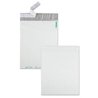 Redi-strip Poly Mailer, #4, Square Flap, Redi-strip Closure, 10 X 13, White, 100-pack