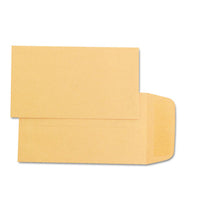 Kraft Coin And Small Parts Envelope, #1, Square Flap, Gummed Closure, 2.25 X 3.5, Brown Kraft, 500-box