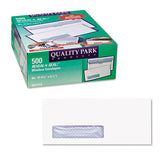 Reveal-n-seal Envelope, #10, Commercial Flap, Self-adhesive Closure, 4.13 X 9.5, White, 500-box