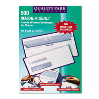 Reveal-n-seal Envelope, #8 5-8, Commercial Flap, Self-adhesive Closure, 3.63 X 8.63, White, 500-box