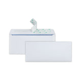 Redi-strip Security Tinted Envelope, #10, Commercial Flap, Redi-strip Closure, 4.13 X 9.5, White, 30-box