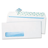 Redi-strip Security Tinted Envelope, #10, Commercial Flap, Redi-strip Closure, 4.13 X 9.5, White, 1000-box