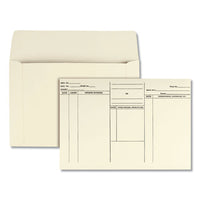 Attorney's Envelope-transport Case File, Cheese Blade Flap, Fold Flap Closure, 10 X 14.75, Cameo Buff, 100-box
