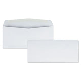 Business Envelope, #6 3-4, Commercial Flap, Gummed Closure, 3.63 X 6.5, White, 500-box