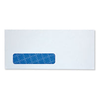 Security Envelope, #10, Commercial Flap, Redi-strip Closure, 4.13 X 9.5, White, 500-box