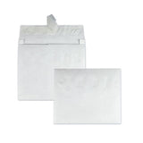 Open Side Expansion Mailers, Dupont Tyvek, #15 1-2, Commercial Flap, Redi-strip Closure, 12 X 16, White, 100-carton