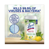Disinfecting Wipes Ii Fresh Citrus, 7 X 7.25, 70 Wipes-canister, 6 Canisters-carton