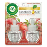 Scented Oil Refill, Warming - Apple Cinnamon Medley, 0.67 Oz, Orange, 2-pack