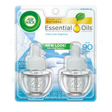 Scented Oil Twin Refill, Fresh Linen, 0.67 Oz, 2-pack, 6-carton