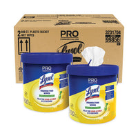 Professional Disinfecting Wipe Bucket, 6 X 8, Lemon And Lime Blossom, 800 Wipes-bucket, 2 Buckets-carton