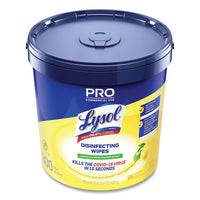 Professional Disinfecting Wipe Bucket, 6 X 8, Lemon And Lime Blossom, 800 Wipes