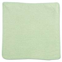 Microfiber Cleaning Cloths, 12 X 12, Green, 24-pack