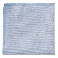 Microfiber Cleaning Cloths, 12 X 12, Blue, 24-pack