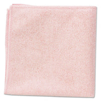 Microfiber Cleaning Cloths, 16 X 16, Pink, 24-pack