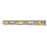 Closet Organizer-tool Holder, 34w X 3.25d X 4.25h, Gray