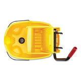 Wavebrake 2.0 Bucket-wringer Combos, 8.75 Gal, Side Press With Drain, Yellow