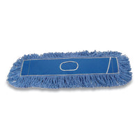 Twisted Loop Blend Dust Mop, Pic-pet Polyester, 18" X 5", Blue