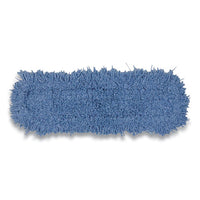 Twisted Loop Blend Dust Mop, Pic-pet Polyester, 18" X 5", Blue