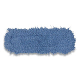 Twisted Loop Blend Dust Mop, Pic-pet Polyester, 18" X 5", Blue