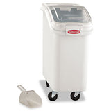 Prosave Mobile Ingredient Bin, 20.57gal, 13 1-8w X 29 1-4d X 28h, White