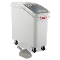 Prosave Mobile Ingredient Bin, 20.57gal, 13 1-8w X 29 1-4d X 28h, White