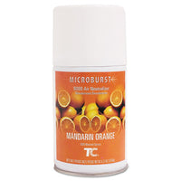 Tc Microburst 9000 Air Freshener Refill, Mandarin Orange, 5.3 Oz Aerosol, 4-carton