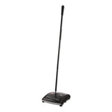 Brushless Mechanical Sweeper, 44" Handle, Black-yellow