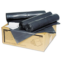Linear Low Density Can Liners, 55 Gal, 1.3 Mil, 39.5" X 48", Gray, 100-carton