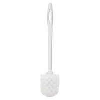 Toilet Bowl Brush, 14 1-2", White, Plastic