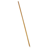 Wood Threaded-tip Broom-sweep Handle, 60", Natural