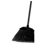 Lobby Pro Broom, Poly Bristles, 35", With Metal Handle, Black