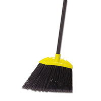 Jumbo Smooth Sweep Angled Broom, 46" Handle, Black-yellow, 6-carton