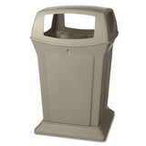 Ranger Fire-safe Container, Square, Structural Foam, 45 Gal, Beige