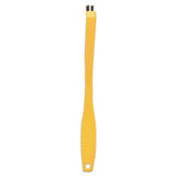 Synthetic-fill Tile & Grout Brush, 8 1-2" Long, Yellow Plastic Handle