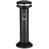 Infinity Ultra-high Capacity Smoking Receptacle, 6.7 Gal, 41.5" High, Black