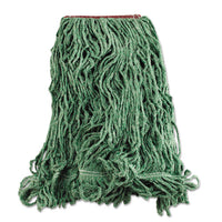 Super Stitch Blend Mop Heads, Cotton-synthetic, Green, Large