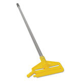 Invader Aluminum Side-gate Wet-mop Handle, 1 Dia X 60, Gray-yellow