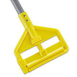 Invader Fiberglass Side-gate Wet-mop Handle, 60", Red-yellow