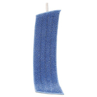 Economy Wet Mopping Pad, Microfiber, 18", Blue