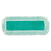 Dust Pad With Fringe, Microfiber, 18" Long, Green