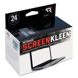 Notebook Screenkleen Pads, Cloth, 7 X 5, White, 24-box