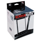 Screenkleen Monitor Screen Wet Wipes, Cloth, 5 1-4 X 5 3-4, 50-tub