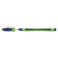 Schneider Xpress Fineliner Stick Pen, 0.8mm, Blue Ink, Blue-green Barrel, 10-box