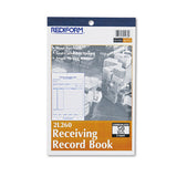 Receiving Record Book, 5 9-16 X 7 15-16, Three-part Carbonless, 50 Sets-book