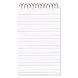 Wirebound Memo Books, Narrow Rule, 3 X 5, White, 60 Sheets