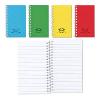 Wirebound Memo Books, Narrow Rule, 3 X 5, White, 60 Sheets