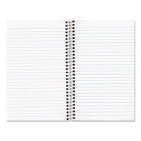 Single-subject Wirebound Notebooks, 1 Subject, Medium-college Rule, Blue Cover, 9.5 X 6, 80 Sheets