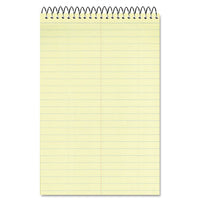 Standard Spiral Steno Book, Gregg Rule, 6 X 9, Eye-ease Green, 80 Sheets
