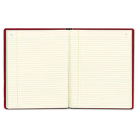 Red Vinyl Series Journal, 300 Pages, 7 3-4 X 10 Sheets, 8 1-4 X 10 1-2 Book, Red