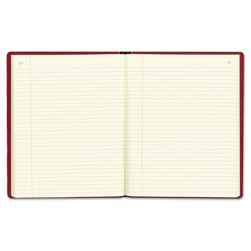 Red Vinyl Series Journal, 300 Pages, 7 3-4 X 10 Sheets, 8 1-4 X 10 1-2 Book, Red